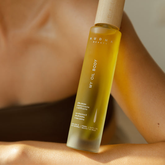 MYOIL BODY, olio corpo elasticizzante e setificante