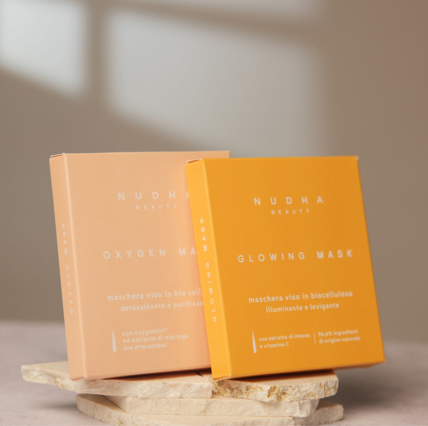 KIT 4 MASCHERE, routine mensile detossinante e illuminante