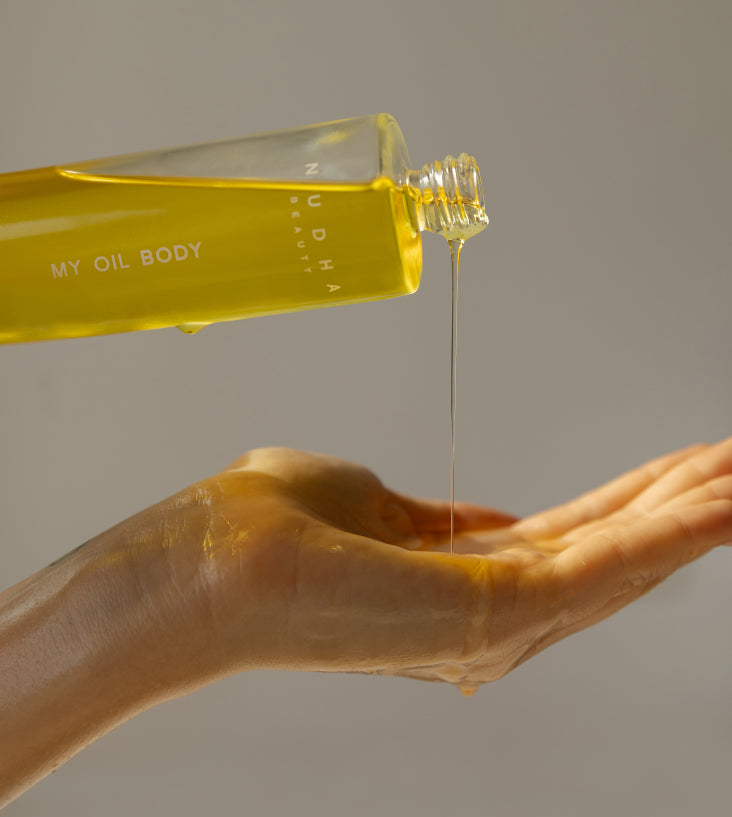 MYOIL BODY, olio corpo elasticizzante e setificante