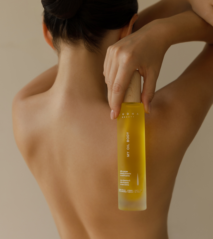 MYOIL BODY, olio corpo elasticizzante e setificante