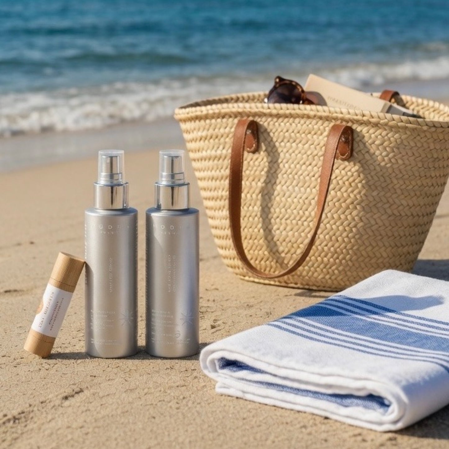 KIT SUN COMPLETE, protezione sole per viso, labbra e capelli