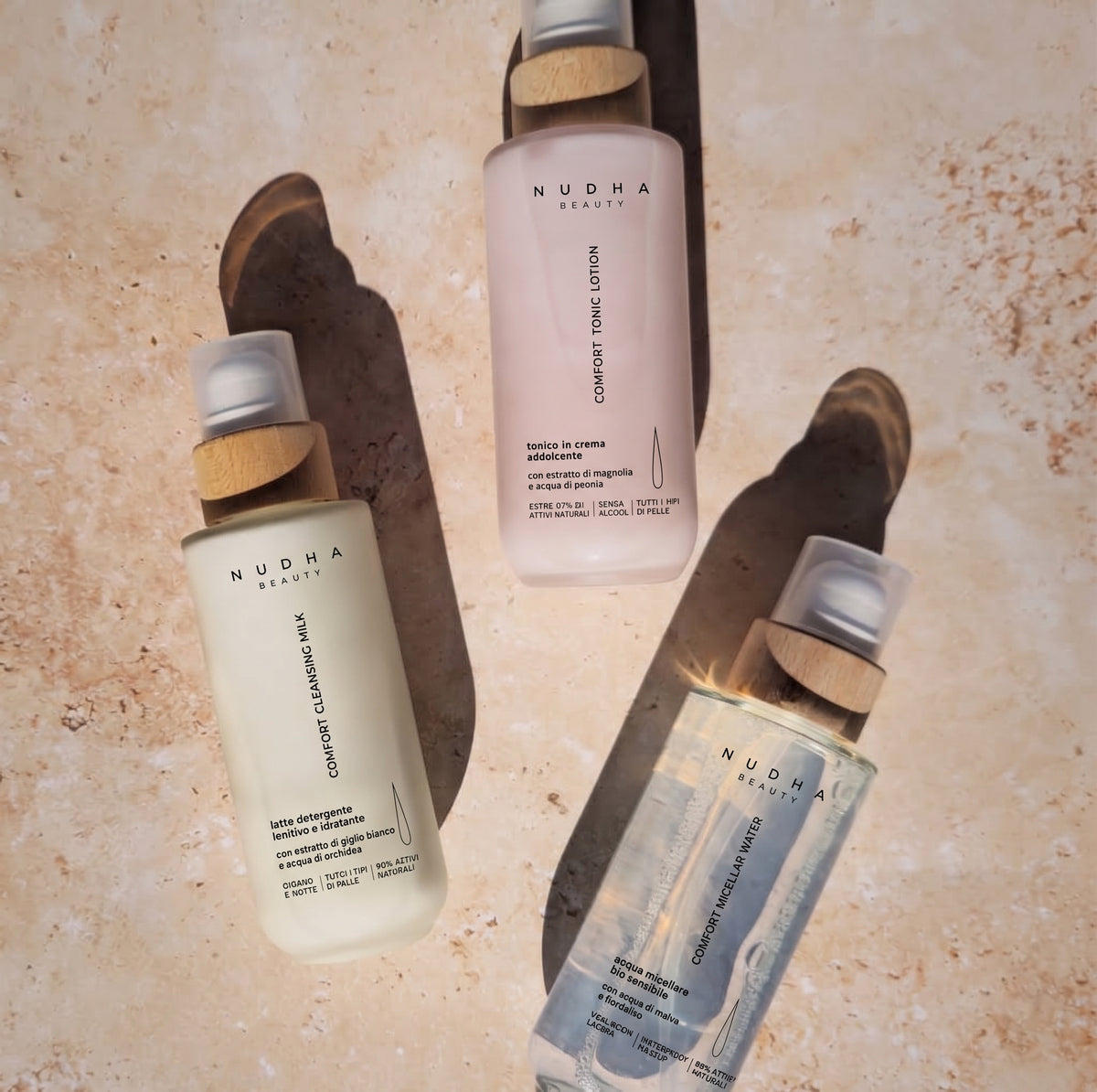 COMFORT ROUTINE, routine con trattamenti antiossidanti e liftanti