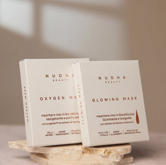 KIT MASCHERE (4X), routine mensile detossinante e illuminante